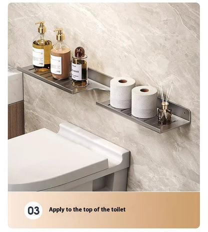 Kitchen and bathroom storage rack, washbasin rack, suction cup mirror, front rack, bathroom sink, faucet, wall mounted